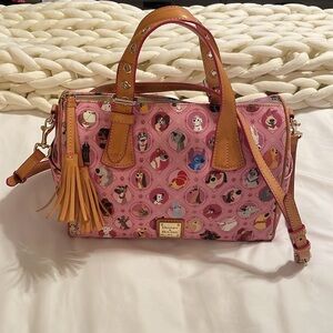 SOLD Disney Dooney & Bourke Pink dogs satchel / handbag / bag